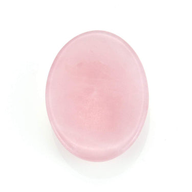 CrystalTears Rose Quartz Crystal Worry Stone Healing Crystal Oval Pocket Palm Stone Tumbled Polished Thumb Worry Stones for Anxiety Stress Relief Meditation Crystal Terapy